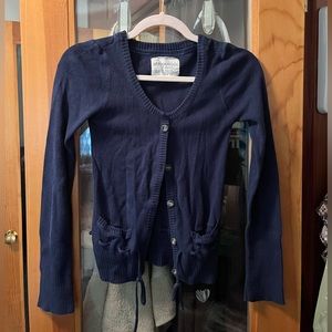Aeropostale navy cardigan size S